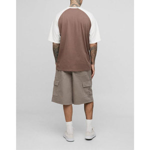 <b>Top</b> trending O Neck Reglan <b>Sleeves</b> Breathable Casual T- Shirts Latest Designs 100% cotton Solid Color T-shirt for <b>men</b> loose fit - Product Image 2