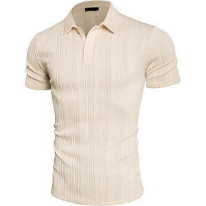 Polos de algodón de alta calidad para hombre, camisetas de golf de manga corta de primera calidad, con logotipo bordado personalizado, hechas en Pakistán. - Product Image 2