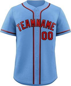 Vente en gros d'usine d'uniformes de jeunes pour le baseball pour hommes Impression personnalisée Maillot de baseball à manches longues pour hommes - Product Image 5