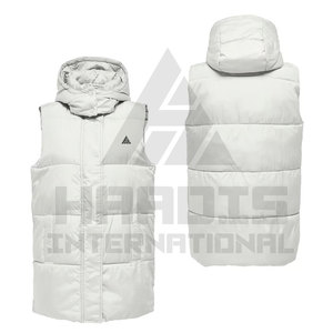 Último estilo de moda Etiqueta privada Hombres Chaqueta sin mangas Puffer Invierno Deportes al aire libre Chaqueta sin mangas de algodón Chaleco - Product Image 1