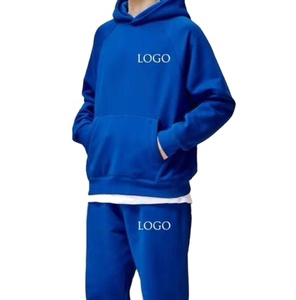 2025 nuevo OEM personalizado Unisex algodón polar chándales 2 piezas Sudadera con capucha pantalones de chándal conjuntos 100% verano moda Chándal - Product Image 2
