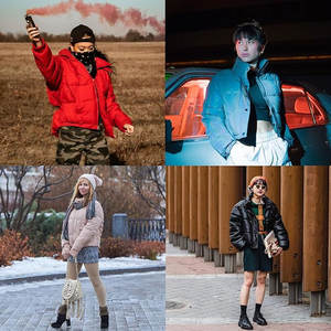 Chaquetas Cortas de Invierno para Mujer de Secado Rápido, Chaqueta Acolchada Transpirable al por Mayor para Mujer, para Fiestas - Product Image 5