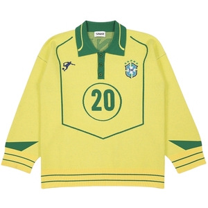 Biểu Tượng Tùy Chỉnh Áo Len Mùa Đông Người Đàn Ông Giản Dị Jacquard Dệt Kim Cổ Điển Bóng Đá Dệt Kim Jumper Áo Thun Polo Áo Sơ Mi Đan Jersey Áo Len - Product Image 1