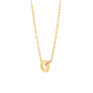 Collier pendentif moderne en or Rhythm Linea - Product Image 4