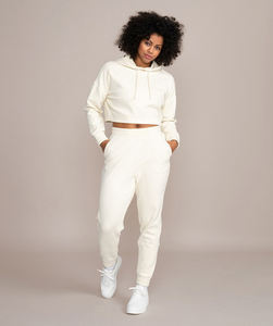 Wholesale Custom High Quality Blank Soft Fleece Oversized Lounge <b>Cropped</b> <b>Hoodie</b> Drop Shoulder Full <b>Zip</b> <b>up</b> <b>Hoodie</b> for Women - Product Image 1