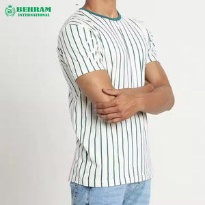 T-shirt imprimé en jersey 100 % coton pour homme, coupe ample, séchage rapide, respirant, écologique, anti-boulochage, accepte l'OEM - Product Image 2