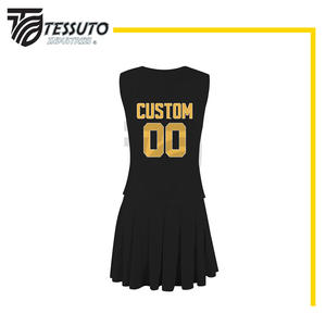 Best Price Sleeveless Cheerleader <b>Uniform</b> Hot Sale Sublimation Professional <b>Uniforms</b> Good Quality Design <b>Cheerleading</b> <b>Uniform</b> - Product Image 3