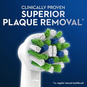 Oral-B CrossAction Cepillo de dientes eléctrico Reemplazo de cabezales de cepillo Recambio, 2 unidades - Product Image 5