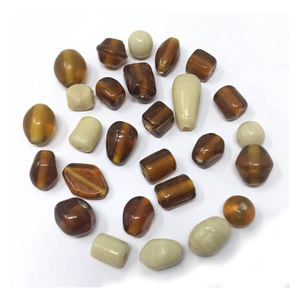 La mejor colección de cuentas de cristal azul hechas a mano, cuentas mixtas, fabricación de joyas, decoración del hogar, venta de Millefiori, cuentas sueltas de cristal - Product Image 4