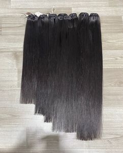 Extensiones de cabello humano vietnamita natural recto doble dibujado 100% tejido de cutícula alineada buen precio para mujeres negras - Product Image 5