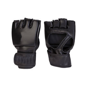 Gants de boxe MMA en cuir véritable de haute qualité, impression de logo personnalisée, design sportif, gants de MMA à vendre - Product Image 1