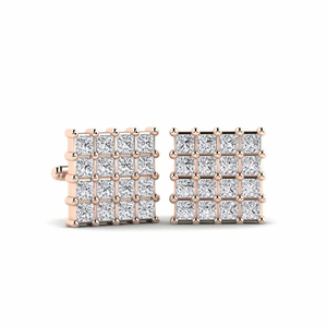 Design intemporel Romantique 925 Argent Lab Grown Diamond Boutons de manchette Accessoire fin exclusif pour cadeau de mariage pour messieurs - Product Image 3