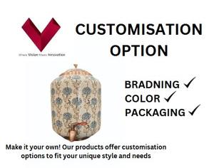 Calidad superior al por mayor Heritage Copper Matka Esmalte 16 LTR BPA Free Tarro de agua a prueba de fugas con tapa Festivales y regalos de negocios - Product Image 3