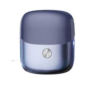 Afeitadora Eléctrica Recargable USB para Hombre, Mini Afeitadora de Doble Cabezal para Viaje, Uso en Seco y Húmedo, Resistente al Agua IPX7, Cuchilla Doble Azul, Lavable - Product Image 1