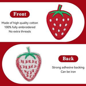 60 parches bordados de estilos surtidos aleatorios, colores vivos brillantes, apliques de parche para coser/planchar para ropa, vestido, - Product Image 4