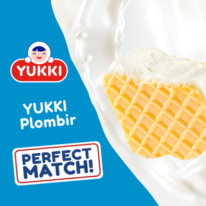 YUKKI Vanilla Plombir en feuilles de gaufres 400g (Carton), Vente en gros auprès du fabricant - Product Image 4