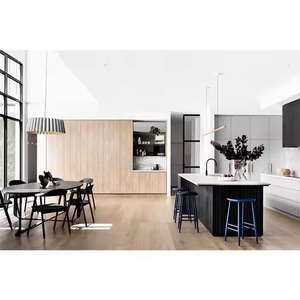 Armarios de cocina modernos modulares blancos de panel plano de alto brillo Muebles de cocina modernos Diseños de lujo - Product Image 6