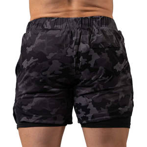 Camo Design Printing <b>Men</b> Athletic Breathable Workout Quick Drying <b>Men</b> Fitness Polyester Gym <b>Shorts</b> - Product Image 2