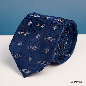 Corbata de seda de morera para hombre (CS8XDHS5), con un diseño tejido exclusivo de la colección Am Huong Dai Duong - Product Image 4