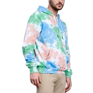 TIE DYE Hoodies thời trang Hoddies cho nam giới <span class=keywords><strong>Kangaroo</strong></span> Túi TIE DYE lông cừu hip-hop Câu lạc bộ hoodie bán buôn từ Bangladesh - Product Image 3