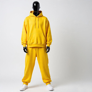 Sudaderas con capucha de invierno con logotipo personalizado para hombre, ropa de calle gruesa, cómoda, elegante, de algodón, Unisex, conjuntos de chándales y sudaderas - Product Image 1