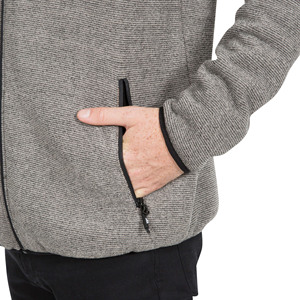 Sweat à capuche décontracté pour homme, fermeture éclair, 100% coton, écologique, séchage rapide, pour la marche, la salle de sport, les exercices d'étirement - Product Image 3