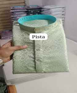 Nuevo Kurta Corto de Moda para Hombre, Estilo Khadi de Algodón para Invierno, Cuello de Pijama, Achkan, Bandhgala, Sherwani, Kurti Pakistaní Azul Marino - Product Image 4