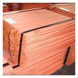 High Grade <b>Copper</b> <b>Cathode</b> 9999 Purity Electrolytic Sheets with Certification Welding Service Customized in Bulk - Product Image 1