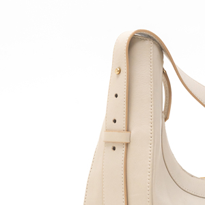 <span class=keywords><strong>Handmade</strong></span> chính hãng Da chất lượng cao Vai Túi với mở và dây kéo đóng cửa hàng ngày Túi xách màu trắng - Product Image 4