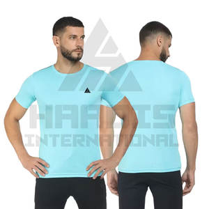 Venta al por mayor de logotipo personalizado de fábrica de suministro directo de entrenamiento de los hombres camiseta Fitness hombres gimnasio correr deportes camiseta - Product Image 1