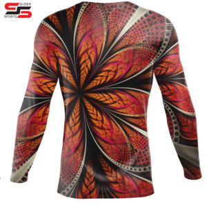 Wholesale Sublimation High Quality <b>Men's</b> Quick Dry Turtleneck Long Sleeve <b>Compression</b> <b>Shirts</b> Workout Muscle Gym <b>Shirts</b> Top - Product Image 6