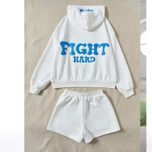 Survêtement ajusté à la mode pour femmes impression personnalisée pour la conception d'impression bouffante tendance d'automne brodée de haute qualité pour les femmes - Product Image 1