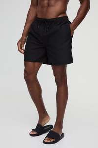 Wholesale Custom Logo Mid Length <b>Men's</b> <b>Shorts</b> In Black And <b>Khaki</b> Factory Price Swim <b>Shorts</b> For <b>Men</b> Latest Summer Beachwear - Product Image 2