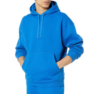 Sudadera con Capucha para Hombre, Estilo Deportivo, Bordada, Holgada, con Hombros Caídos, para Invierno, Cómoda - Product Image 1