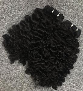 Extensiones de cabello humano virgen de la más alta calidad del proveedor superior Máquina rizada vietnamita cruda Trama doble Colores más oscuros Solo 100g No - Product Image 4