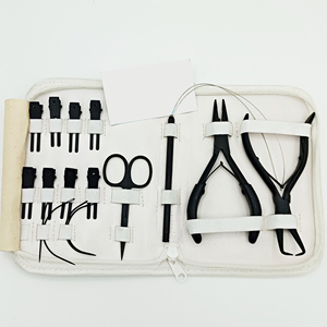 <b>Hair</b> <b>Extension</b> Applicator Tools Kit <b>Micro</b> Link Pliers Set <b>Hair</b> Parting & Styling Comb <b>Micro</b> <b>Bead</b> <b>Hair</b> <b>Extension</b> Tools 5 Pieces - Product Image 3
