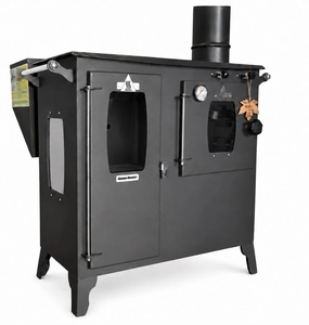 Poêle hybride à granulés et à bois de 12 kW avec four, cuisinière autonome + LIVRAISON GRATUITE - Product Image 4