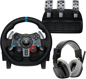 Authentic New Logitecs G29 Driving Force Racing Wheel Pedals Connectivity Portable Design 2.1 Surround Sound - Product Image 2