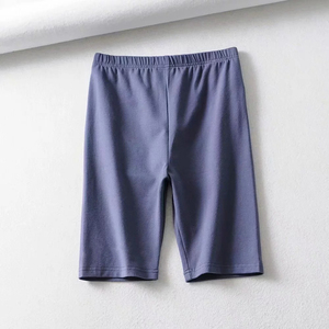 Bas quantité minimale de commande OEM ODM haute qualité taille haute blanc sans couture grande taille Fitness vêtements d'activité femmes dames Yoga Biker Shorts - Product Image 4