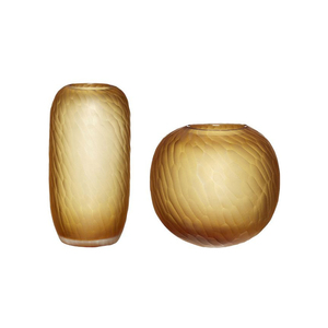 Dernière collection du meilleur vase en verre à structure bicolore coupé à la main du fournisseur en gros - Product Image 5