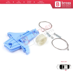 BWR5346 Power Window Regulator Repair Set Rear Left for Jetta MK6 A6 IV 2010-2018 5C6 1B 162 163 AV2 AV3 5C6839461 - Product Image 5