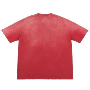 Camiseta personalizada 100% algodón Sun Faded para hombre, camiseta Vintage de corte inverso de algodón de gran tamaño, Camiseta con estampado Dtg para hombre - Product Image 1