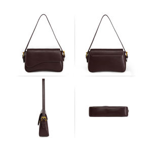 Nouveauté Sac à main à bandoulière pour femme en cuir PU de haute qualité avec impression de logo personnalisée, deux fermetures éclair, imperméable, grande capacité, multi-usages - Product Image 2