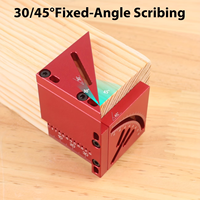 Alat Tata Letak 3D dari Paduan Aluminium, Penggaris Sudut yang Dapat Disesuaikan, Alat Penanda Posisi untuk Pertukangan Kayu, Penggaris Sudut Multi-Angle, Alat Pertukangan Kayu