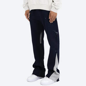Nouveau style de pantalon de survêtement d'hiver imperméable pour hommes avec taille élastique 100% coton Logo personnalisé à séchage rapide - Product Image 1