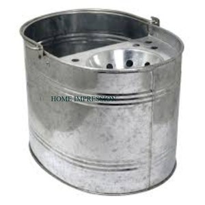 Cubo de fregona de estaño galvanizado de forma y tamaño personalizados de calidad Superior, nueva colección de moda, Cubo de fregona de limpieza para el hogar de Indian - Product Image 6