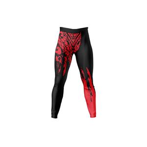 Pantalon de compression 2023 dernier modèle pour homme, pantalon tricoté extensible à taille élastique imprimé par sublimation à vendre - Product Image 3