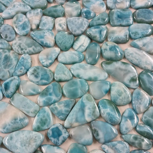Larimar natural cabujón mezclado de alta calidad azul Larimar joyería de gran tamaño Larimar - Product Image 1