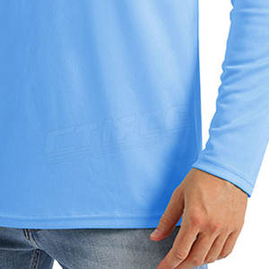 Venta directa de fábrica Camiseta de media cremallera personalizable de alta calidad para hombre hecha del mejor material Pakistán Sólido 220 gramos ¡La mejor oferta! - Product Image 3