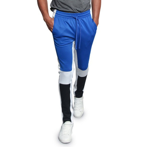 2024 nouveauté décontracté couleur bloc survêtement pantalons de survêtement coupe ajustée multi-poches gymnastique entraînement vêtements actifs pour la course sport toile - Product Image 6